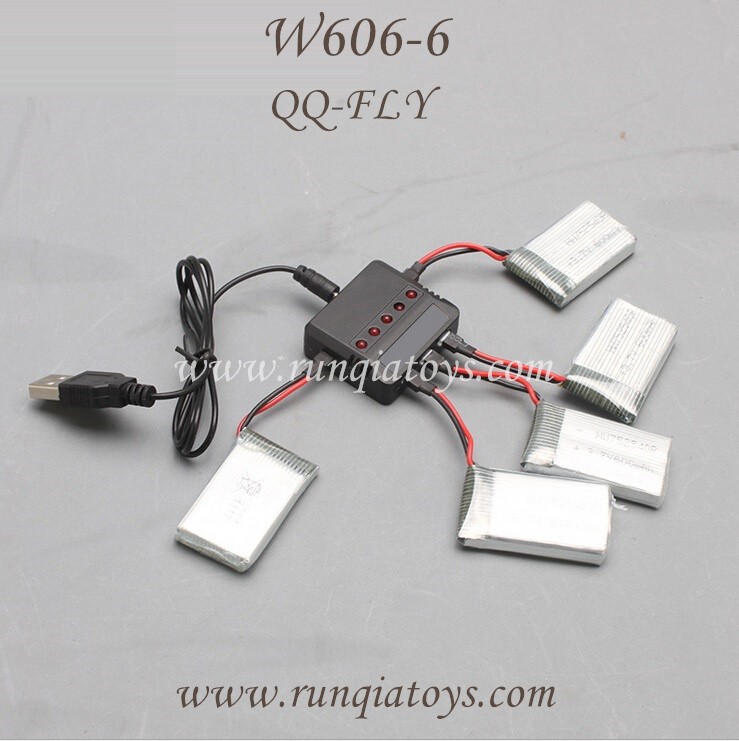 HUAJUN W606-6 QQ-FLY FPV Battery charger