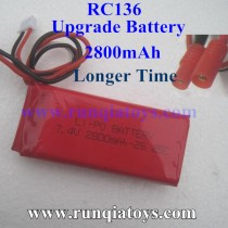 RC Leading RC136 Upgrade Battery 2800mAh