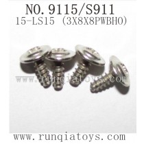 XINLEHONG Toys 9115 parts-Round Headed Screw 15-LS15