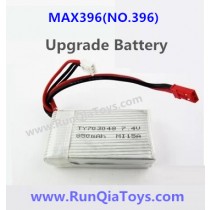 max396 quadcopter upgrade battery