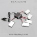 Attop YD-A25 A25C Quadcopter Parts, Battery and Upgrade Charger, Xttopflyer YD-24 RC Drone