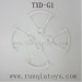 Tenxind TXD-G1 MINI Drone Parts-Propellers Guards White, Tongxinda Foldable Quad-copter