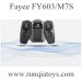 FAYEE FY603 Drone Parts, Transmitter, Smart M7S mini Quadcopter