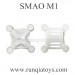 SMAO RC M1 HD WIFI MINI Drone Parts, Body Shell