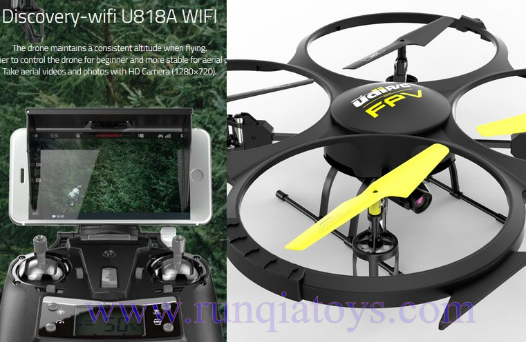 UdiR/C U818A WIFI FPV Drone